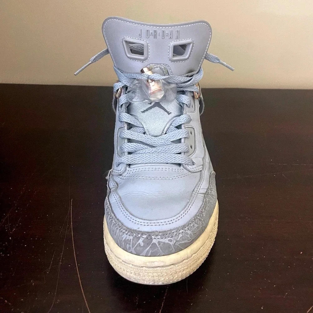 Jordan Spizike GS Wolf Grey Metallic Bronze 535712-018 Youth Size 6.5Y Sneakers